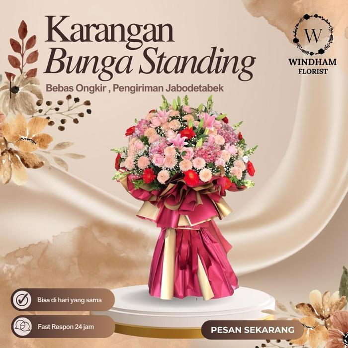Standing Flower Wraping Paper congratulations Duka cita Birthday TERLARISBEST QUALITYBEST SELLER