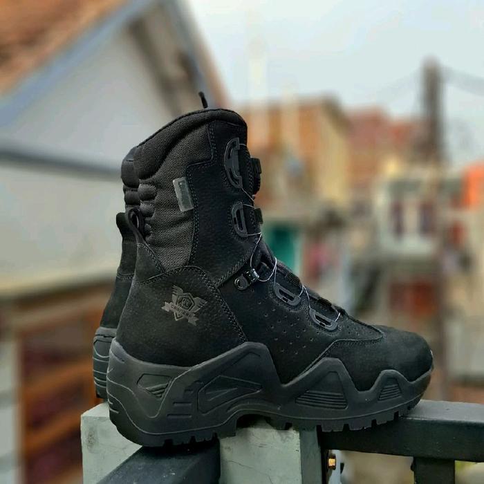 Sepatu Boots Pdl Tactical Tali Putar C-28V Tni Polri Brimob Shoes Vigo roso