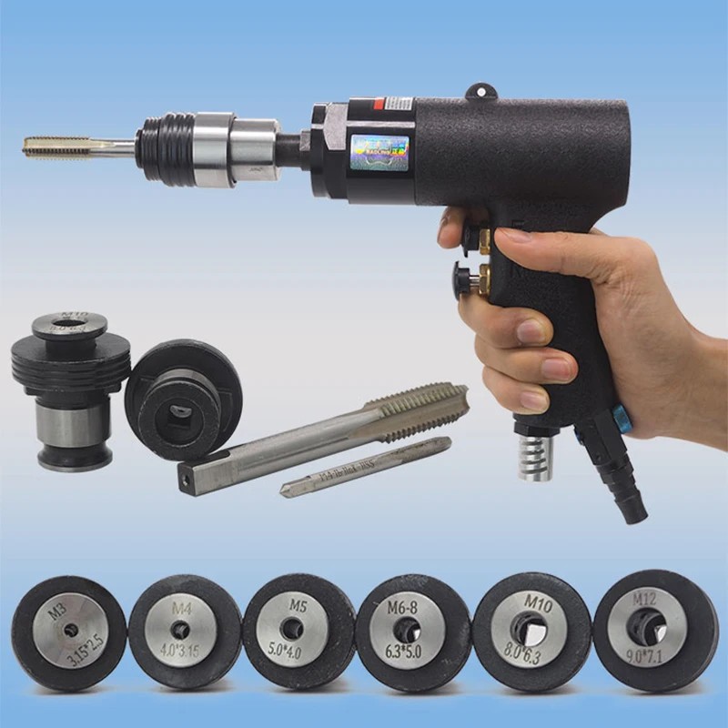 . M3-M12 Pneumatic Tapping Machine, Tapping Machine Type Pneumatic Power Thread Machine Tap Drilling