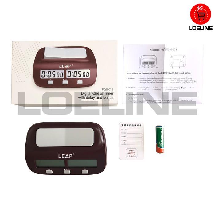 PR0M0 Jam Catur LEAP PQ9912 Digital Chess Clock Count Timer PQ9907S Murah Original G00D QUALITY