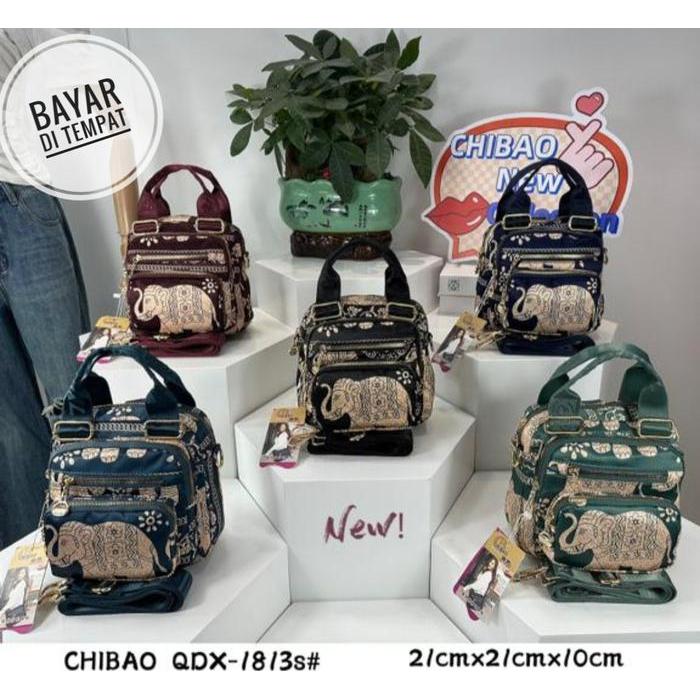 HARGA DISKON  Tas wanita CHIBAO QDX-1813s# 3in 1 parasut terbaru...