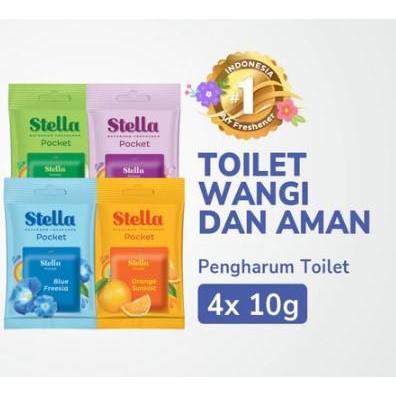 STELLA Bathroom Gantung Pengharum Kamar Mandi Toilet Stella All In One Pocket