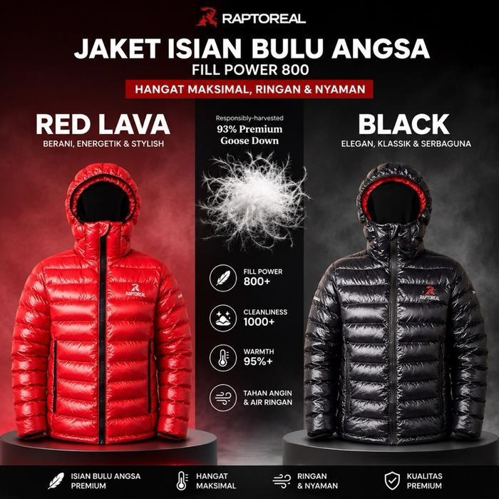 Jaket Bulu Angsa Raptoreal Sasrabahu Down Jaket Not Arcteryx Begonia Gunung Sport