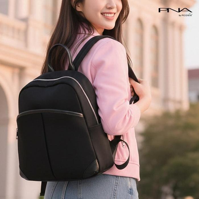 Elizabeth - Emma Water Resistant Ransel Korea Tas Wanita Pria Punggung Kantor Kerja Sekolah Kuliah