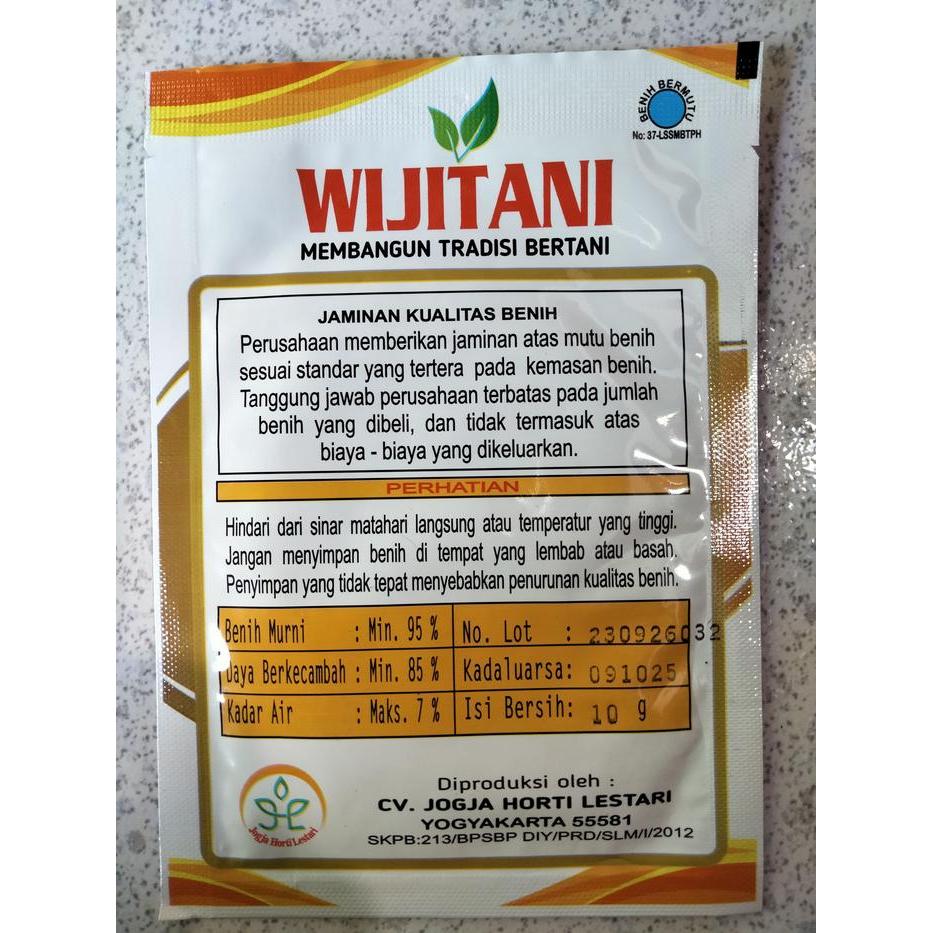 Josjismatt_ Benih Cabe Rawit Serasi 10 Gram Wijitani- Bibit Cabai Serasi Crm