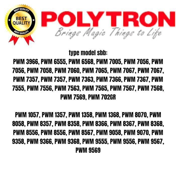 "New" kapasitor mesin cuci polytron 2 tabung pwm7054 mesin cuci polytron
