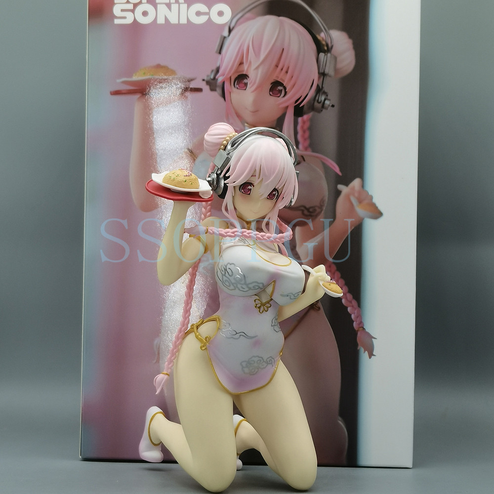 Emontoys Sonicomi SUPER SONICO Figure Cheongsam 1/7 Anime Girl PVC Action Figure Toy SONICO Statue