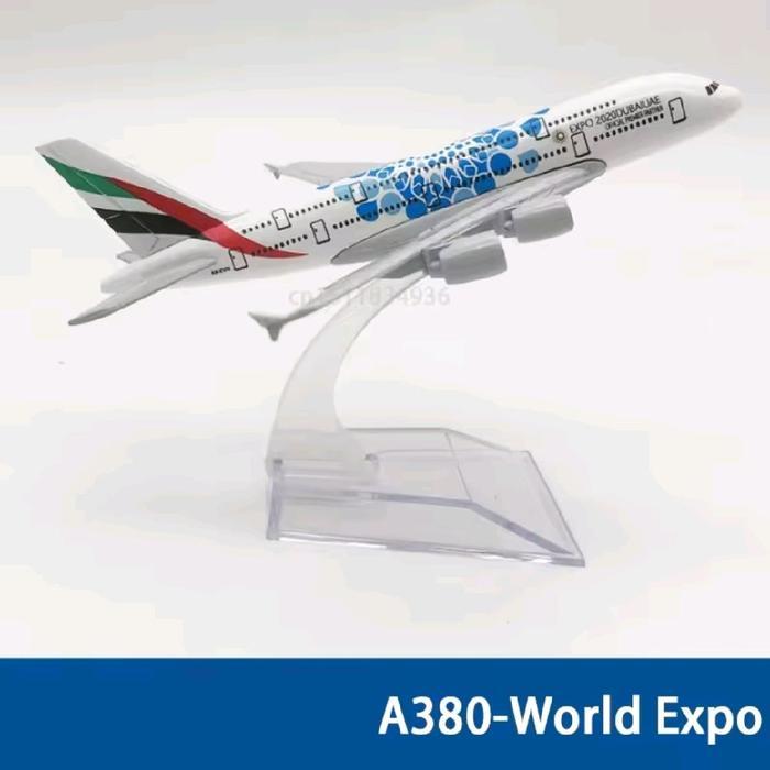 14Cm - 16Cm Pesawat Emirates A380 777 A340 Diecast Metal Original Aircraft