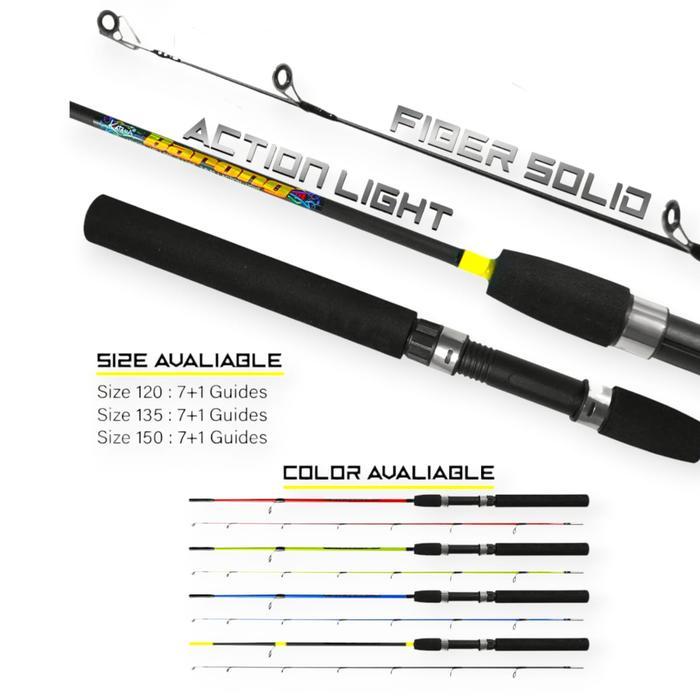 Joran Fiber Solid Pancing Udang Katana BARONG (Kuat dan Lentur)