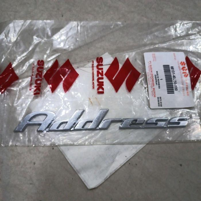emblem suzuki address logo