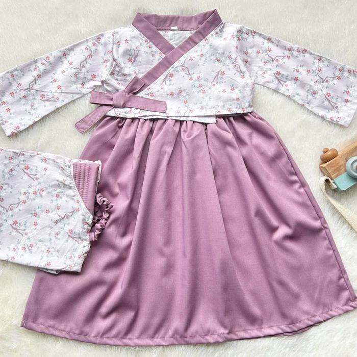 Gamis Hanbok Anak Perempuan Vivian Kimono Gamis Tbk
