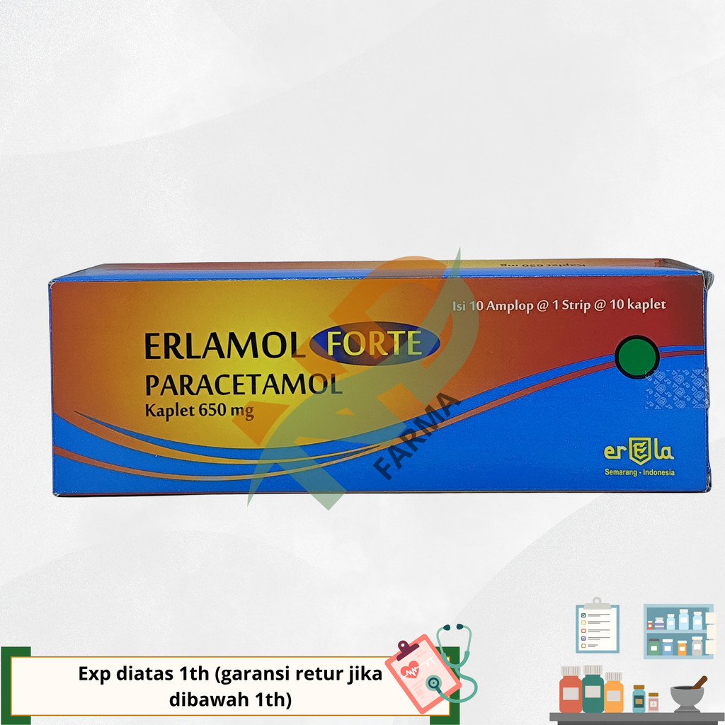 ERLAMOL FORTE 650 MG TAB  - STRIP