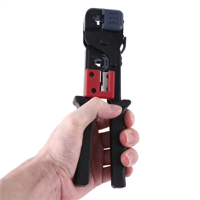 A75T 1 Piece HT-86 Crimping Pliers Network Pliers Crystal Ends Network Crimping Pliers Black
