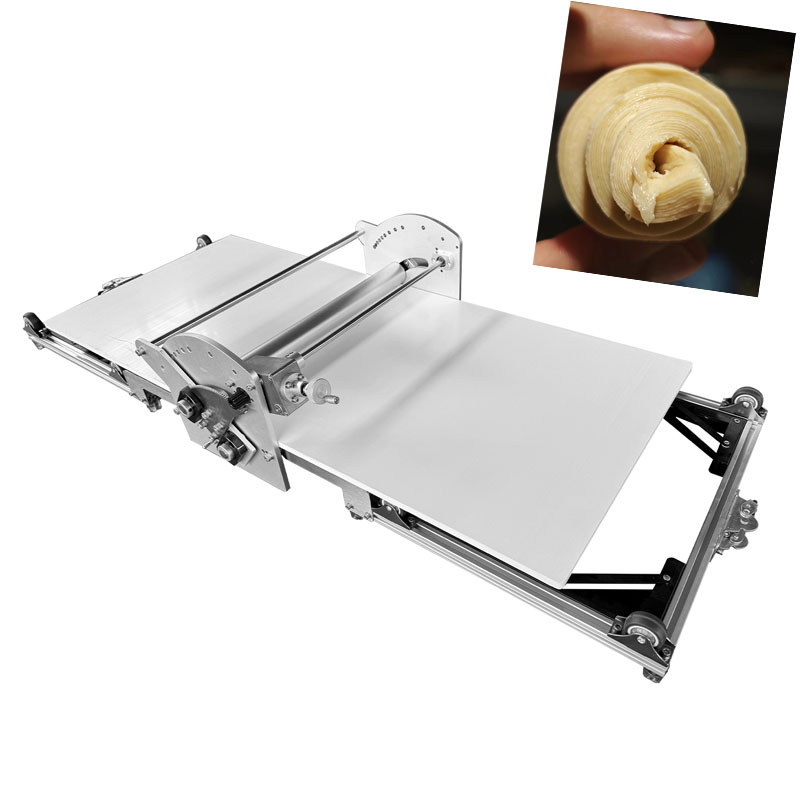 Electric Pastry Dough Sheeter Desktop Portable Dough Sheeter for Pizza/Bread/Croissant/Pastry