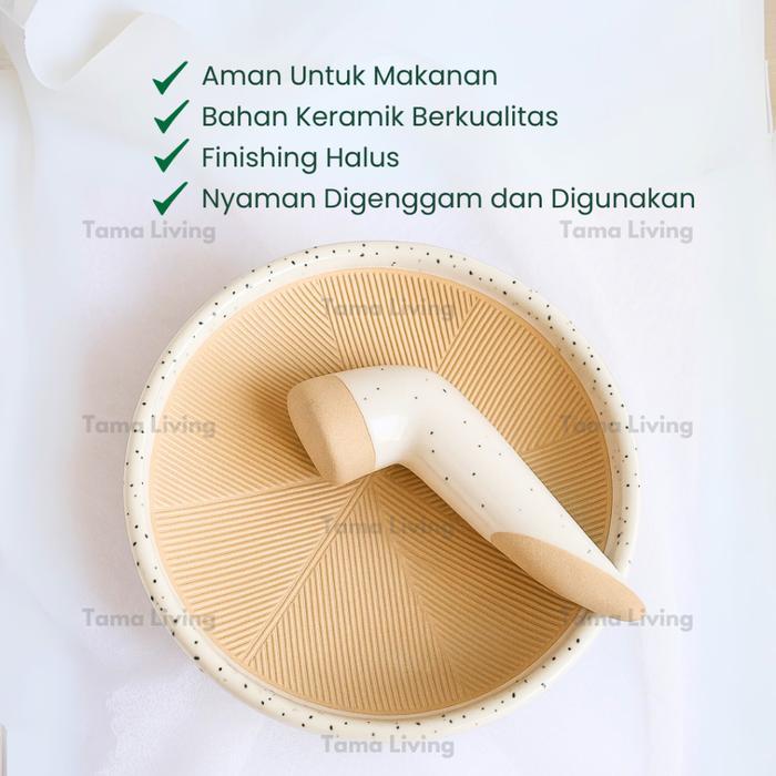 Terbaru Tama Living Motaru Cobek Dan Ulekan Keramik Set Cobek Estetik Cobek Keramik Cobek Dapur