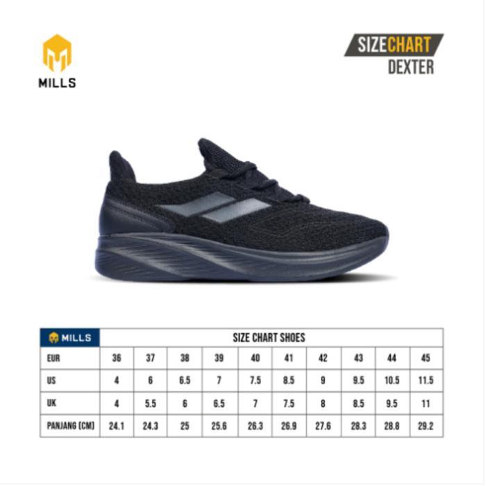 SEPATU SPORT MILLS DEXTER - SEPATU MILLS - SEPATU SPORT - SEPATU OLAHRAGA