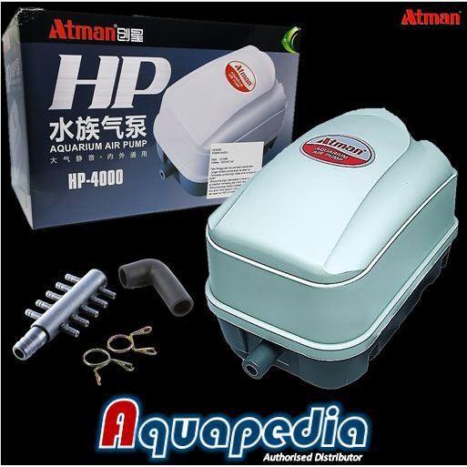 Atman HP-4000 Pompa Udara Aquarium/Kolam Air Pump Blower Atman HP4000