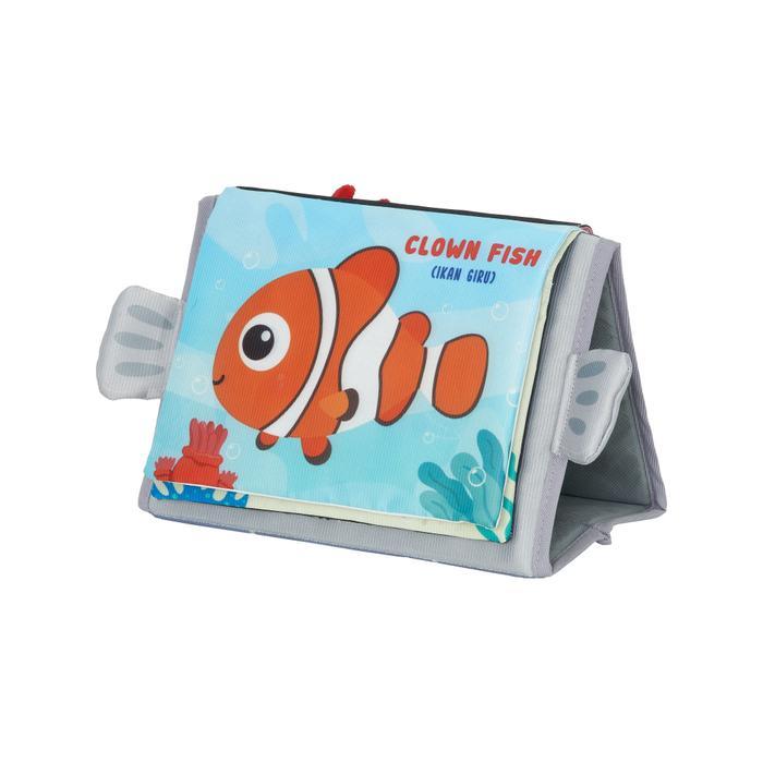 Buku Aktivitas Bayi Soft Book Tummy Time dengan Berbagai Tema Edukatif - Animal Alphabet, Sea Animal