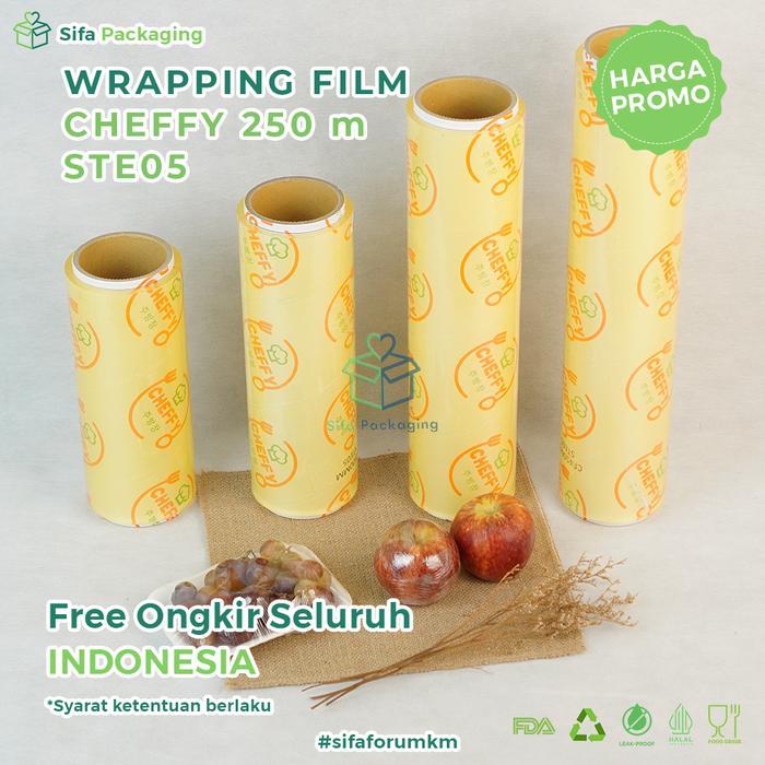 Wrapping FIlm Cheffy Plastik pembungkus makanan Plastik wrapping makanan Sayuran Buah Food wrapping