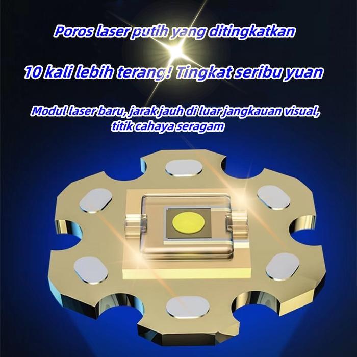 Tnf - [Laser Putih Baru, Senter Besar, Led Daya Tinggi, Lampu Sorot Super Terang, Lampu Kerja