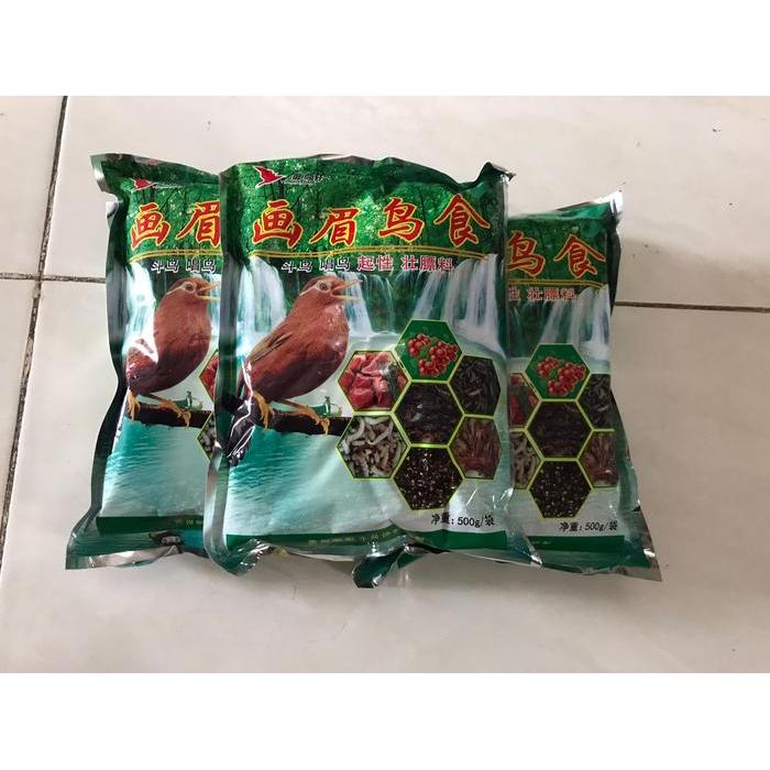 VOER IMPORT HIJAU INSECT MIX MAKANAN BURUNG WAMBI HWAMEI Chunghwa
