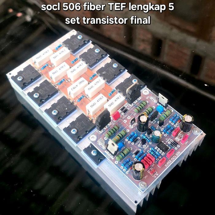Socl 506 Lengkap Transistor Final Siap Pakai Pcb Fiber Tahan Panas Terlaris