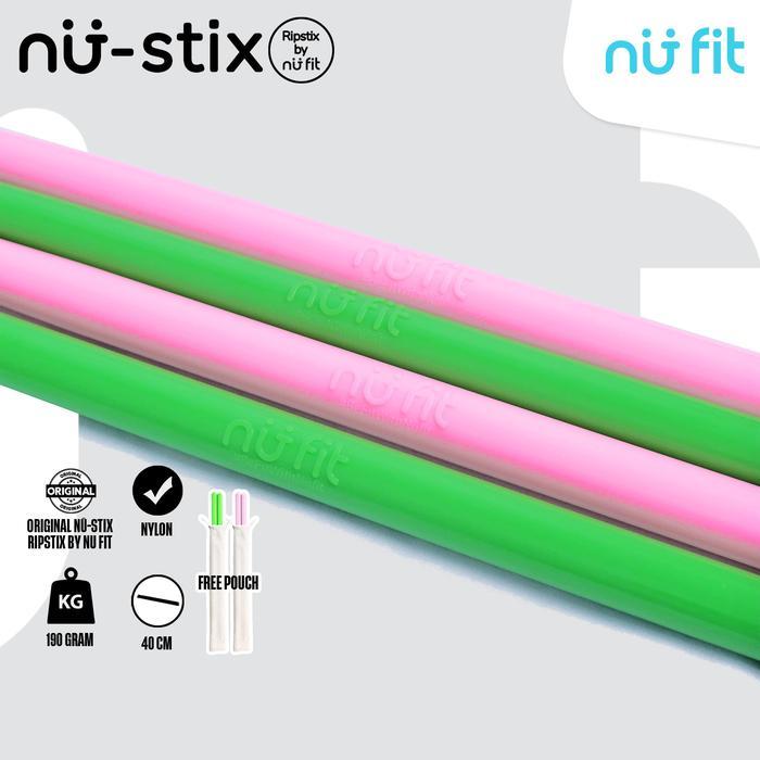 Nu Fit - Original N-Stix Ripstix By Nu Fit - Pound Fit Stick Ripstix - Poundfit Stick Yoga Senam -