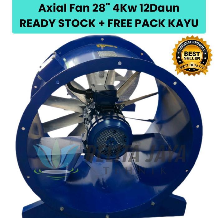 Axial Fan Direct 28inch 4Kw 710MM 1400Rpm 380Volt - Axial Fan 28" Merk PJT FAN