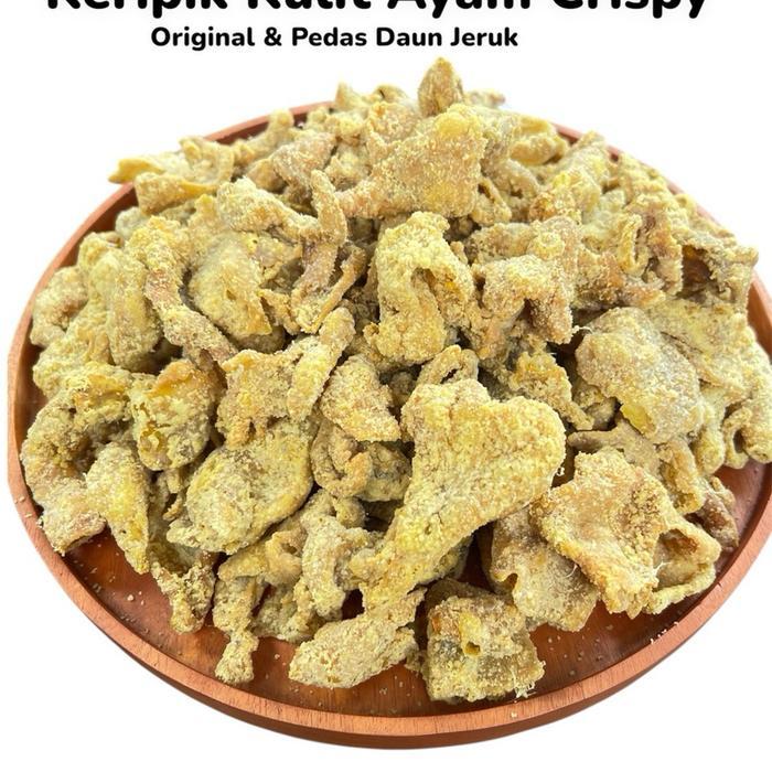 FREE ONGKIR Keripik Kulit Ayam Crispy Kiloan Food Cemilan