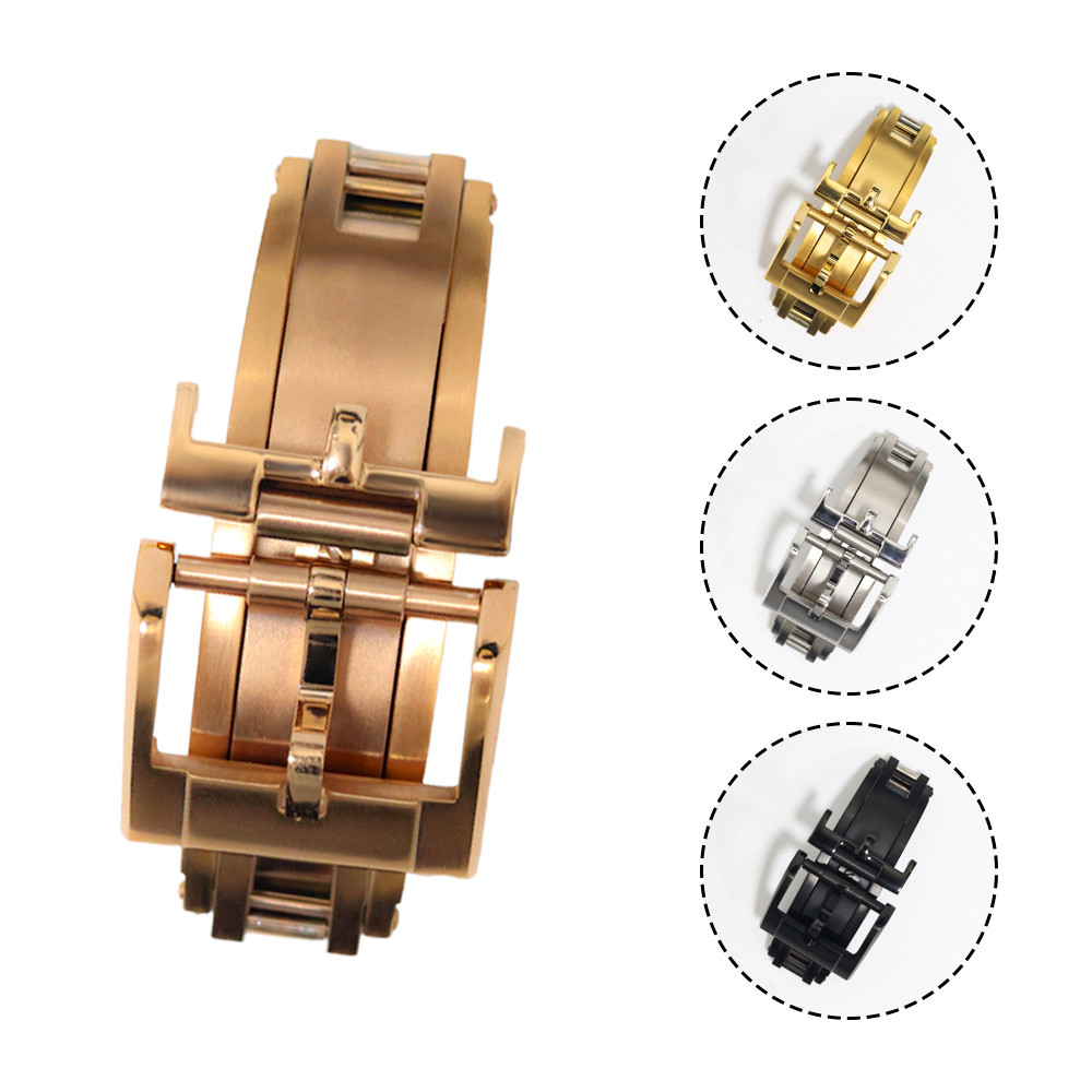 For Delug 16mm 18mm 20mm Spring Deployant Clasp Perfect Fit for Rolex Cartier Watch Original