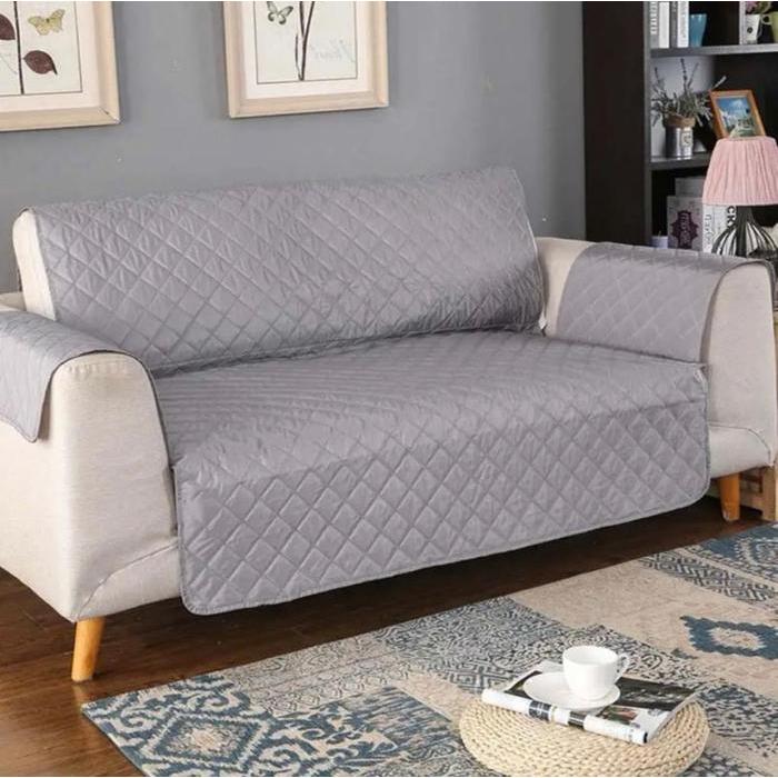 Cover Sofa Protector 1 2 3 Seater Sarung Penutup Microfiber Waterproof