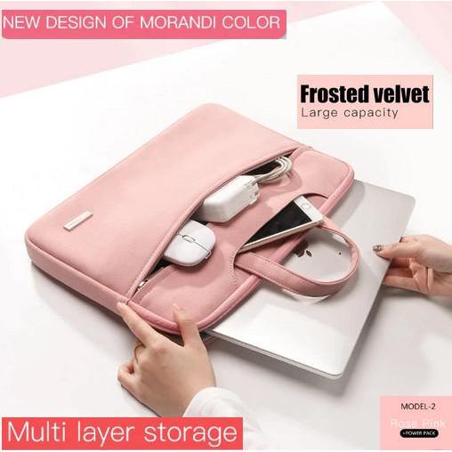 Laptop Acer Swift 3 SF314 14" Tas Sleeve Pink Nylon Handbag Cover Bag