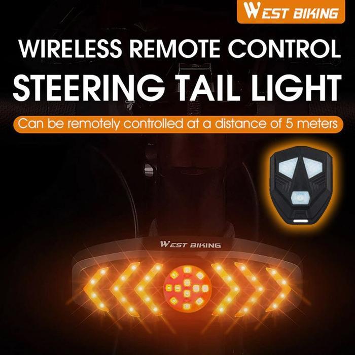Rockbros Royalbike - 313 Lampu Sein Sepeda Usb Wireless Tanpa Kabel Waterproof