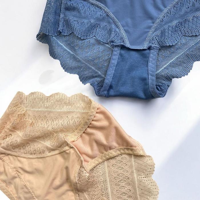Celana Dalam / Panty Wanita Brokat FELANCY 000354 - Cutting Boxshort, Ukuran M/L, Mewah dan Elegan