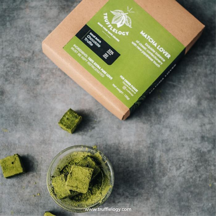 Trufflelogy Matcha Cokelat Lokal Premium Sertifikat 100% Halal