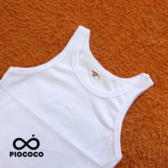 Promo Grosir 12Pcs Kaos Dalam Anak Singlet Putih Sd Smp Sma Cowok Cewek Adem Terlaris