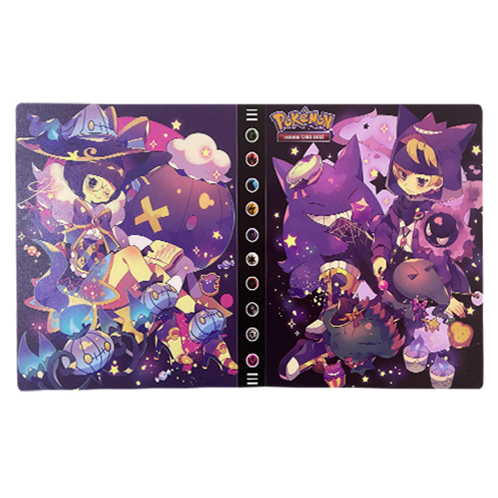 Pokemon Card Album Holder Binder 240Pcs Card Album Book Game PTCG Card Holder Binder Vmax Game Card