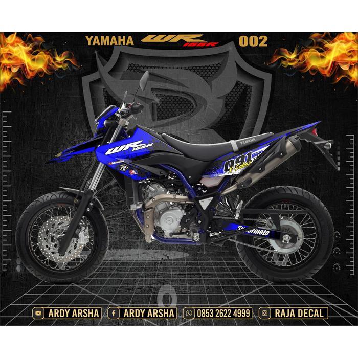Decal Sticker Stiker Trail Wr155 Biru Kraker