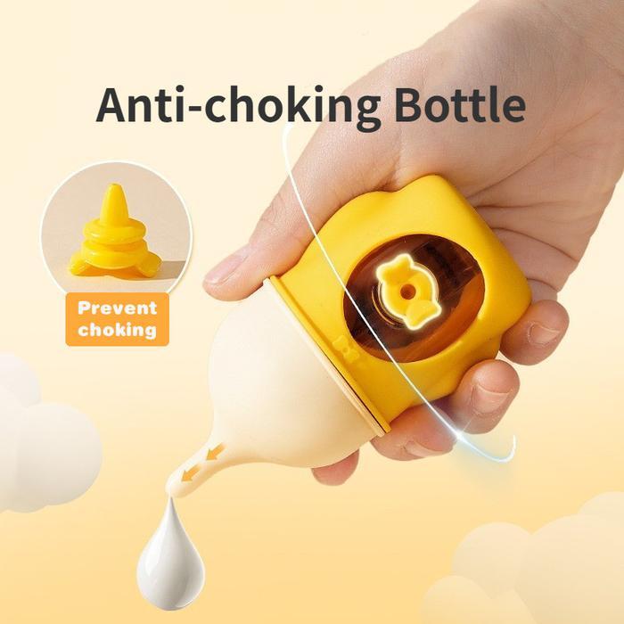 Dot Kucing Botol / Dot Hewan Peliharaan Silikon Bionik Anti Tersedak / Dot Anak Anjing Anak Anjing