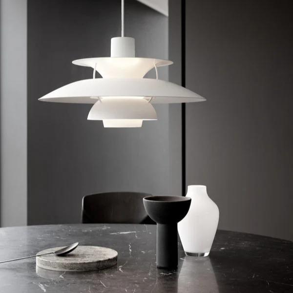 Lampu Gantung Minimalis Scandinavian Louis Poulsen Replica PH5 White Putih / Black Hitam Pendant