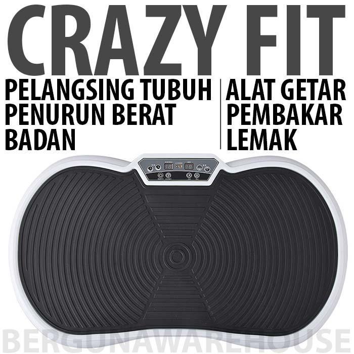 TERLARIS CRAZY FIT ALAT FITNESS GETAR LEJEL VIBE TONE