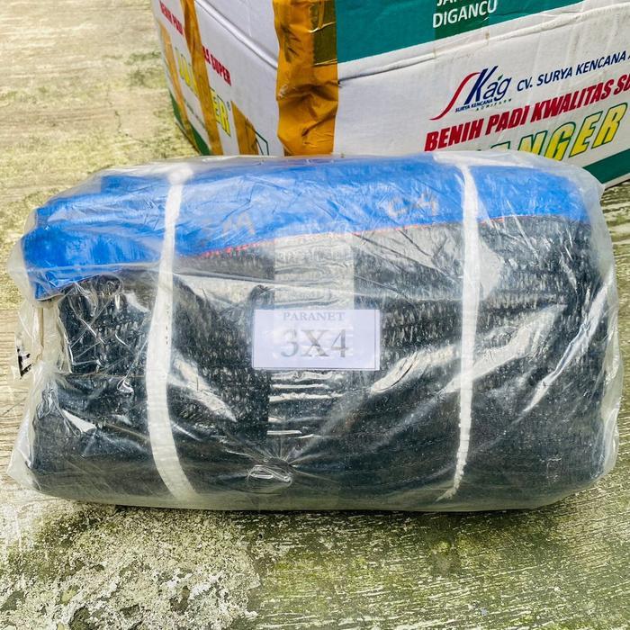 Paranet 90 Persen Anyaman Nylon Lebar 3 Meter Panjang 12 Meter