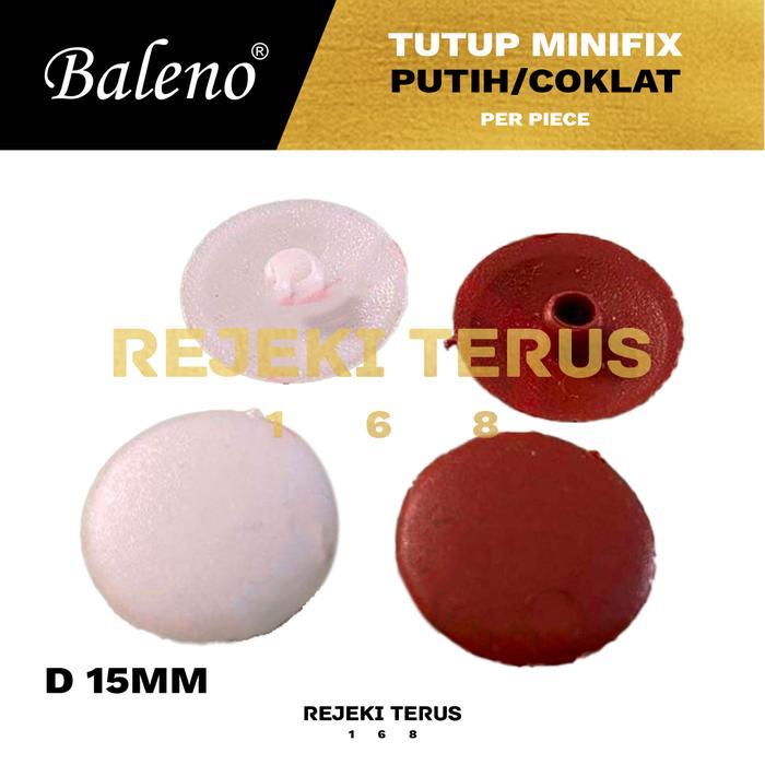 Tutup Minifix / Baut Skrup Knock Down D 15 mm Sekrup Cover Cap