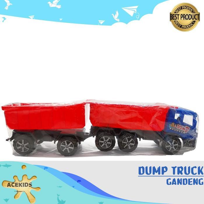 Mainan Truk Gandeng Truk Pasir Scania Skala Sedang Mainan Laki Dump Truck - BSG2022 ACEKIDS