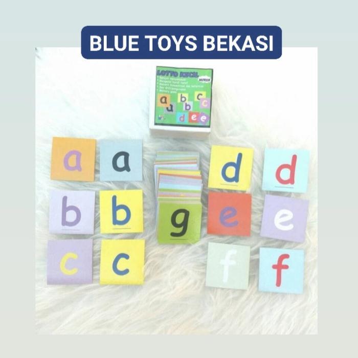 KARTU TERAPI WICARA PERILAKU AUTIS KARTU LOTTO KECIL HURUF IQ DEVELOPMENT