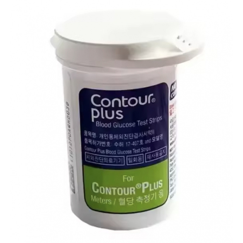 Bayer Contour Plus Blood Glucose Test Strips---50/100 Test Strips or meter, Home Diabetes Testing