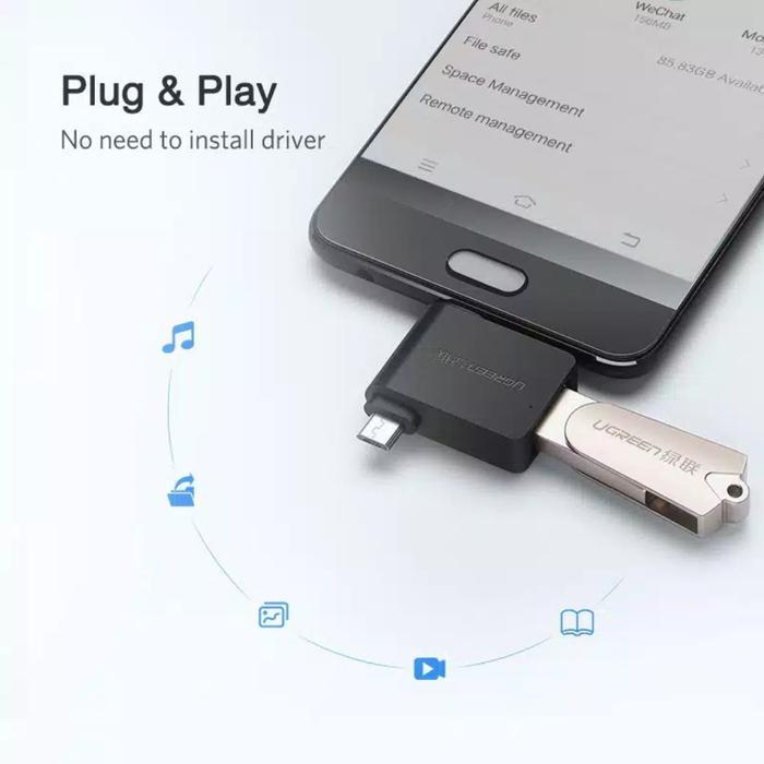 Ugreen Usb Otg 2 In 1 Type C + Micro Ugreen Otg 3.0 Usb C & Micro Usb