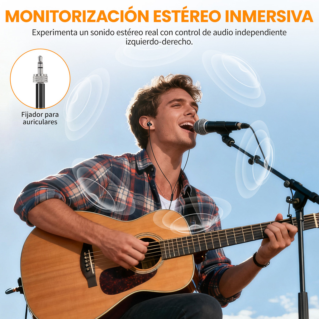 In Ear Monitor System XTUGA IEM1200 UHF Professional Multi Channel Bodypack Monitor Wireless Monitor
