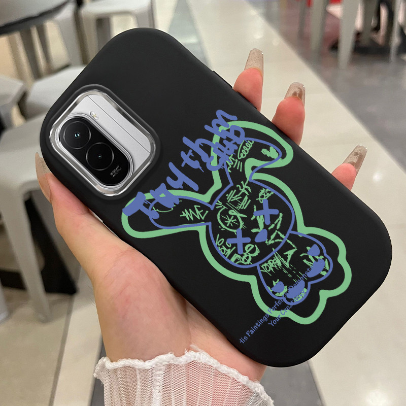 Casing Hp Untuk Xiaomi POCO M7 4G Case Casing Beruang yang rusak pola Kerang gemuk ponsel HP Kasing 