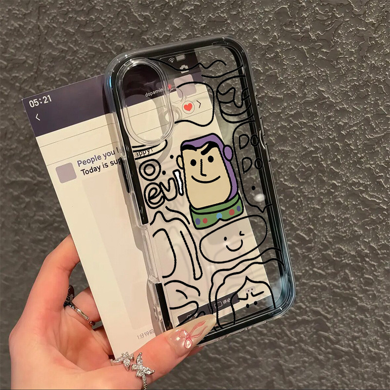 Anti Slip Buzz Lightyear Doodle Case Realme Note 80 70 C85 Pro Note 6060X C75X Case